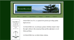 Desktop Screenshot of oxfordhillslaw.com