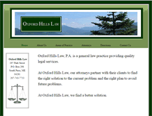 Tablet Screenshot of oxfordhillslaw.com